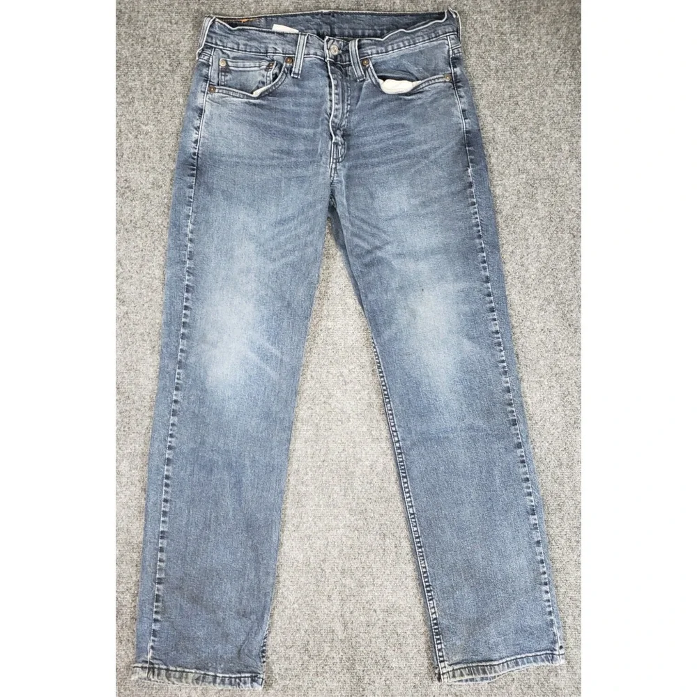 Levis 514 Jeans Mens 32x30 Blue Stretch